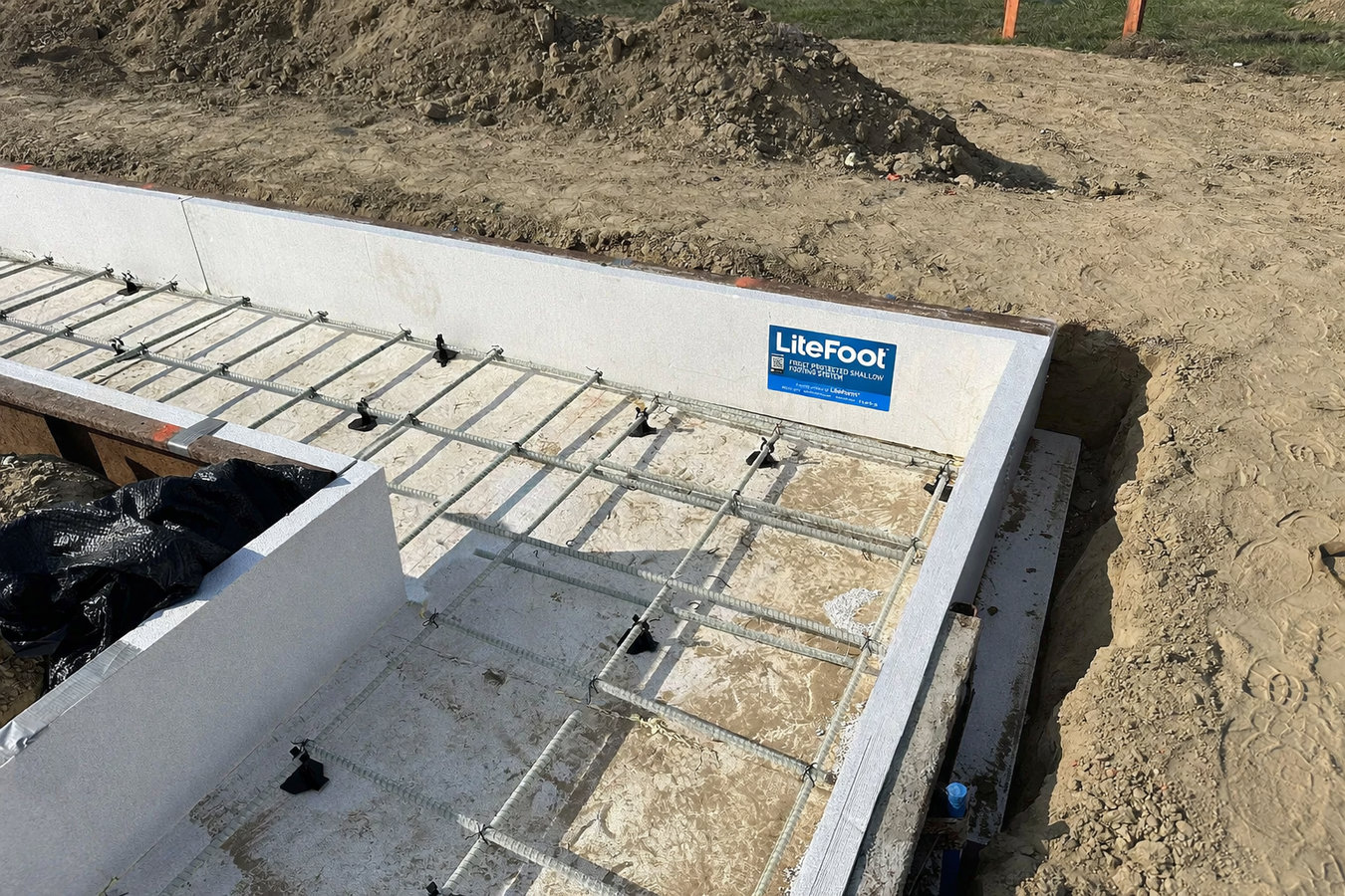 Concrete footings
