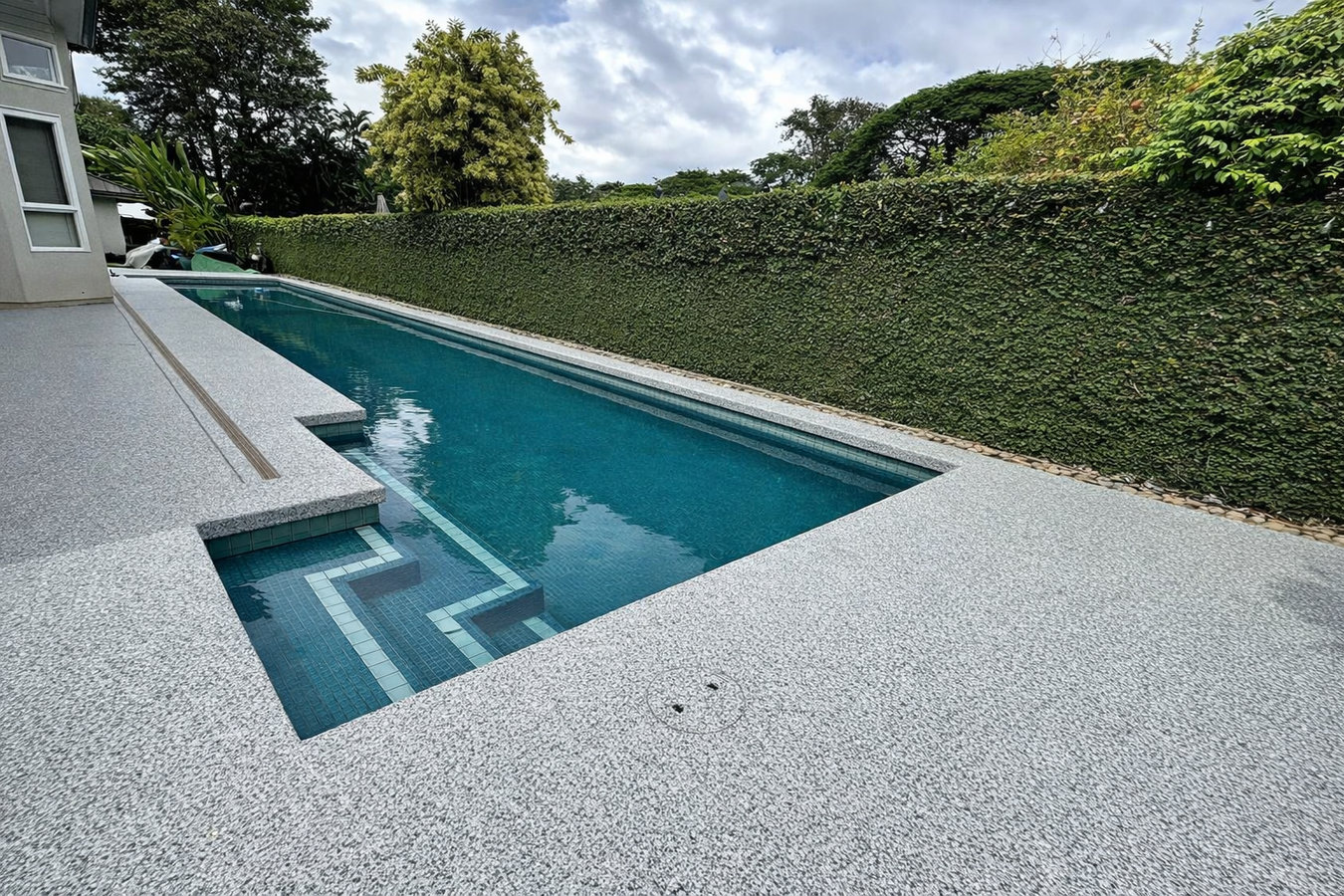 Concrete pool decks
